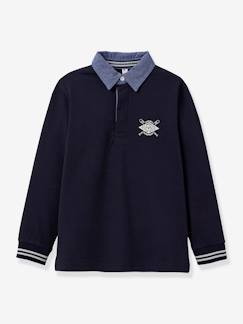 Jungenkleidung-Shirts, Poloshirts & Rollkragenpullover-Poloshirts-Jungen Poloshirt CYRILLUS, Bio-Baumwolle