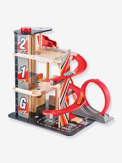 Spielzeug-Miniwelten, Konstruktion & Fahrzeuge-Kinder Parkhaus mit Looping HAPE