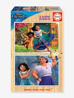 Spielzeug-Pädagogische Spiele-Puzzles-2er-Set Kinder Holz-Puzzles, 50 Teile „Disney Encanto“ EDUCA