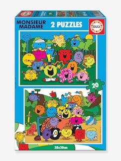 Spielzeug-Pädagogische Spiele-Puzzles-2er-Set Kinder Puzzles, 20 Teile „Monsieur Madame“ EDUCA