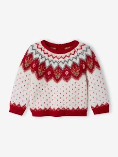 Babymode-Pullover, Strickjacken & Sweatshirts-Pullover-Baby Weihnachtspullover