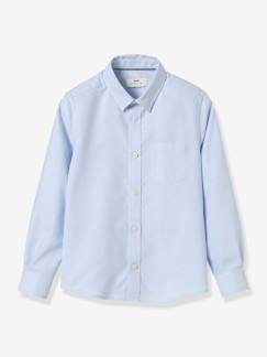 Jungenkleidung-Hemden-Jungen Oxford-Hemd CYRILLUS