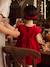 Baby Weihnachts-Set: Kleid & Haarband - rot - 9