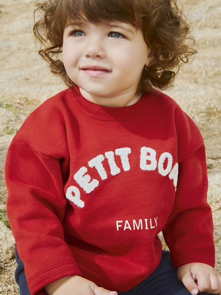 Baby Sweatshirt PETIT BATEAU - rot - 4