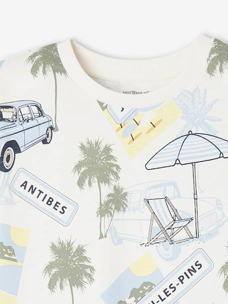 Jungen T-Shirt, Urlaubs-Print weiß bedruckt 4