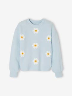 Maedchenkleidung-Weicher Mädchen Jacquardpullover Oeko-Tex
