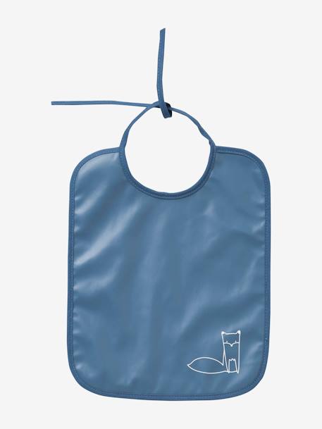 3er-Pack beschichtete Baby Lätzchen - blau+smaragd - 2