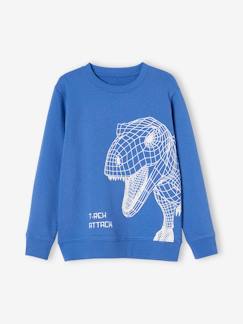 Jungenkleidung-Pullover, Strickjacken, Sweatshirts-Jungen Rundhals-Sweatshirt BASIC