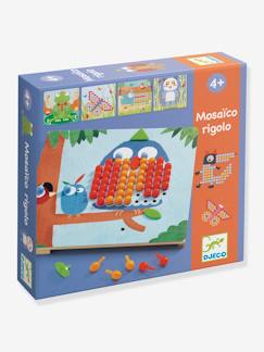 Spielzeug-Pädagogische Spiele-Formen, Farben & Kombinieren-Mosaik-Steckspiel „Rigolo“ DJECO