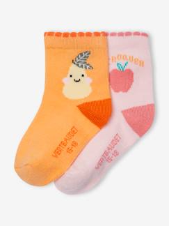 2er-Pack Baby Socken mit Früchten Oeko-Tex -  - [numero-image]
