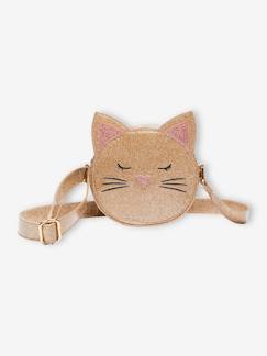 Maedchenkleidung-Accessoires-Taschen & Rucksäcke-Runde Mädchen Tasche, Glitzerkatze