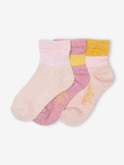 Maedchenkleidung-Unterwäsche, Socken, Strumpfhosen-Socken-3er-Pack Mädchen Socken Oeko-Tex