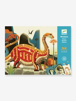 Spielzeug-Kreativität-Sticker, Collagen & Knetmasse-Bastel-Set Mosaikbilder DINOSAURIER DJECO
