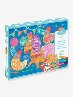 Spielzeug-Kreativität-Mal-Set für Kleinkinder „Magische Schablonen“ DJECO