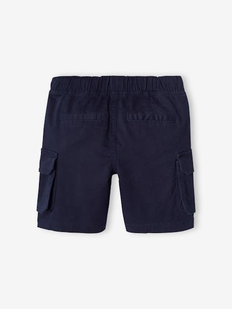 Jungen Cargoshorts mit Dehnbund - beige+khaki+marine - 20