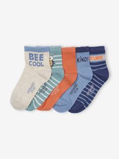 Jungenkleidung-Unterwäsche & Socken-5er-Pack Jungen Socken, Bienen Oeko-Tex