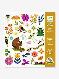 Spielzeug-Kreativität-Sticker, Collagen & Knetmasse-160 Sticker „Garten“ DJECO