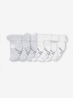 Babymode-7er-Pack Baby Socken mit Wolke und Bär BASIC Oeko-Tex