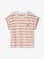 Mädchen T-Shirt, personalisierbar Oeko-Tex - grün gestreift+rosa gestreift - 6