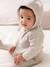 Neugeborenen-Set: Strickjacke, Hose & Body - aqua+beige meliert+zartrosa - 10