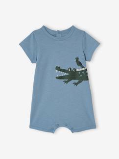 Babymode-Baby Kurzoverall, Tier-Motive BASIC Oeko-Tex