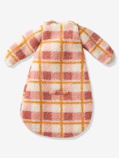 Dekoration & Bettwäsche-Babybettwäsche-Schlafsäcke-Baby Auto-Schlafsack KARO aus Teddyfleece