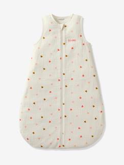 Dekoration & Bettwäsche-Babybettwäsche-Schlafsäcke-Baby Sommerschlafsack „Kleine Herzen“ aus Musselin Oeko-Tex, personalisierbar