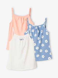 Maedchenkleidung-Shirts & Rollkragenpullover-Shirts-3er-Pack Mädchen Trägertops BASIC