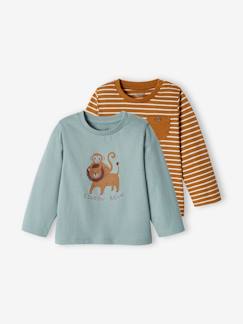 Babymode-Shirts & Rollkragenpullover-2er-Pack Baby Shirts BASIC