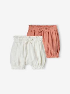 Babymode-Shorts-2er-Pack Baby Spielhosen aus Musselin