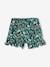 Mädchen Skort - grün+himbeer+wollweiß - 2