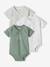 3er-Pack Baby Wickelbodys Oeko-Tex - aqua - 1
