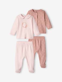 Babymode-Strampler & Schlafanzüge-2er-Pack Mädchen Baby Schlafanzüge, Jersey