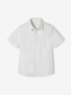 Jungenkleidung-Hemden-Festliches Jungen Hemd mit kurzen Ärmeln