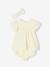 Baby-Set: Kleid, Spielhose & Haarband - hellgelb - 1