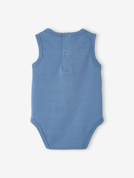 3er-Pack ärmellose Baby Bodys - senfgelb - 5