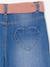 Weite Mädchen 7/8-Jeans mit Gürtel - blue stone+double stone - 7