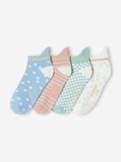 Maedchenkleidung-Unterwäsche, Socken, Strumpfhosen-Socken-4er-Pack Mädchen Socken Oeko-Tex