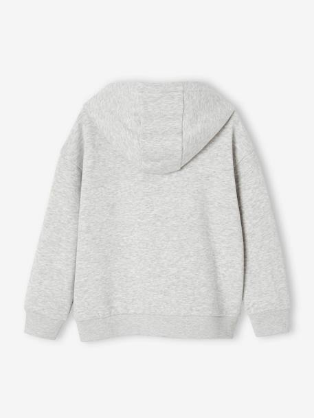 Jungen Sport-Kapuzensweatshirt „Boston“ - grau meliert - 3