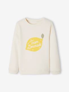Maedchenkleidung-Pullover, Strickjacken & Sweatshirts-Sweatshirts-Mädchen Sweatshirt BASIC