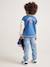 Jungen Sweatjacke im College-Style, Druckknöpfe - blau - 13