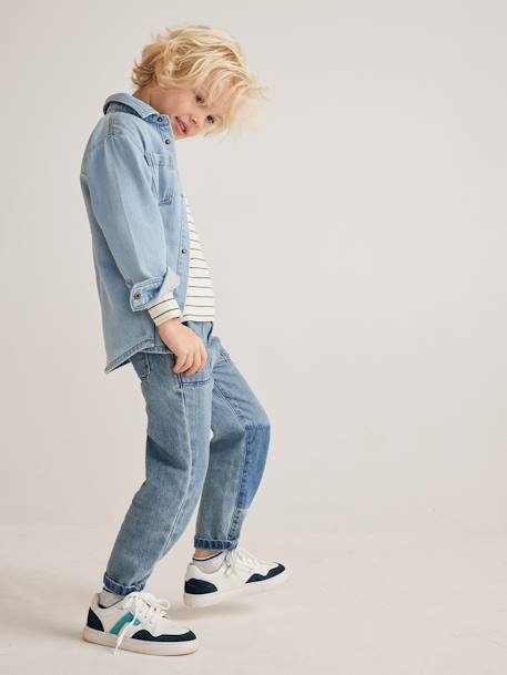 Jungen Loose-Fit-Jeans - bleached+double stone - 16