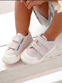 Kinderschuhe-Babyschuhe-Babyschuhe Mädchen-Sneakers-Mädchen Baby Stoffschuhe, Klett