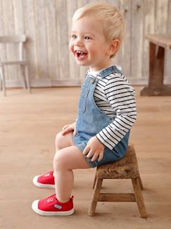 -Kurze Baby Latzjeans