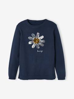 Maedchenkleidung-Pullover, Strickjacken & Sweatshirts-Pullover-Mädchen Pullover mit Pailletten