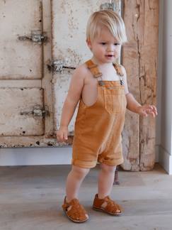 Babymode-Jumpsuits & Latzhosen-Kurze Baby Latzhose, verstellbare Träger