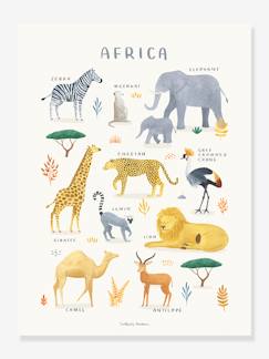 Dekoration & Bettwäsche-Dekoration-Bilder, Poster & Sonstiges-Kinderzimmer Poster „Living Earth“ Afrika LILIPINSO