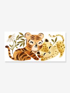 Dekoration & Bettwäsche-Dekoration-Sticker-Großes Kinderzimmer Wandtattoo Leopard & Tiger „Felidae“ LILIPINSO