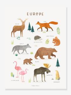 Dekoration & Bettwäsche-Dekoration-Bilder, Poster & Sonstiges-Kinderzimmer Poster „Living Earth“ Europa LILIPINSO