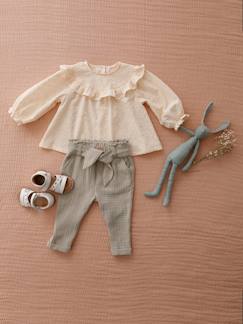 Babymode-Hosen & Jeans-Baby Paperbag-Hose aus Musselin